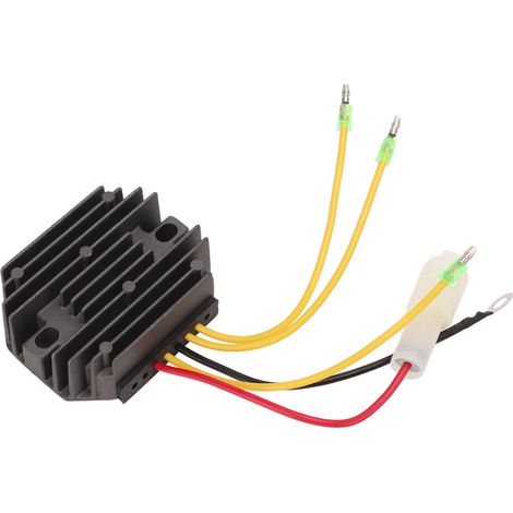 Regulador/rectificador de 12 V 3T5760600 con protección antiinterferencias para Tohatsu MD40B, MD50B y MD70B.