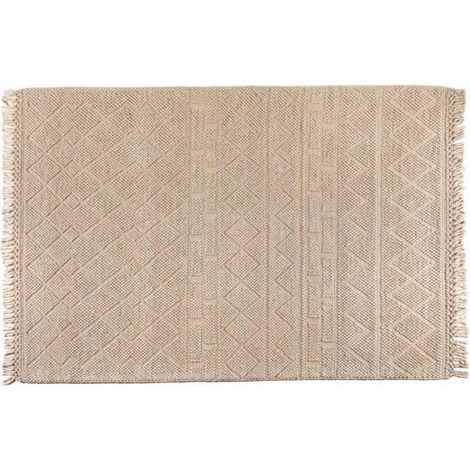 Tapis d'Extérieur pour Terrasse et Jardin Design Neige - 120 x 170 cm - PANGIVO