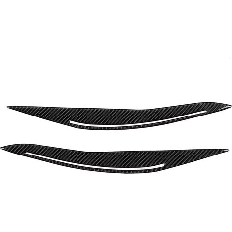 Modification de voiture : sourcils de phares en fibre de carbone pour BMW Série 5 F10 (2014-2016) (1/5)