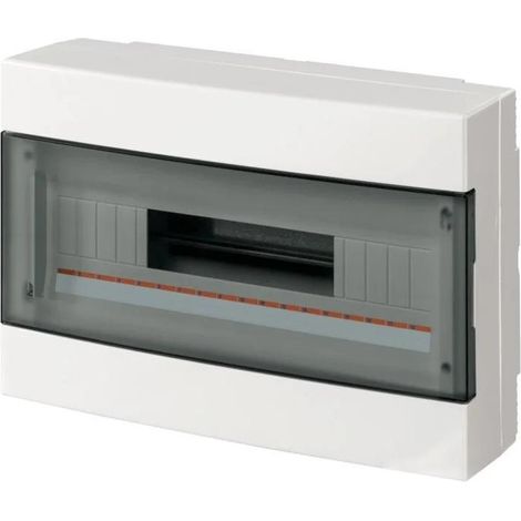 Elettrocanali centralino a parete ip40 portella trasparente 18m ip40 ec60018b