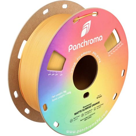 Polymaker CA04040 Panchroma™ Matte Filament PLA mat, faible teneur en plastique 1.75 mm 1000 g Sunrise Orange, orange 1