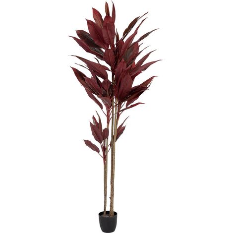 Cicas decorativo artificial rojo 90x90x210