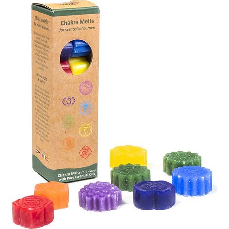 8 galets pour brûle parfum chakra (1/2)