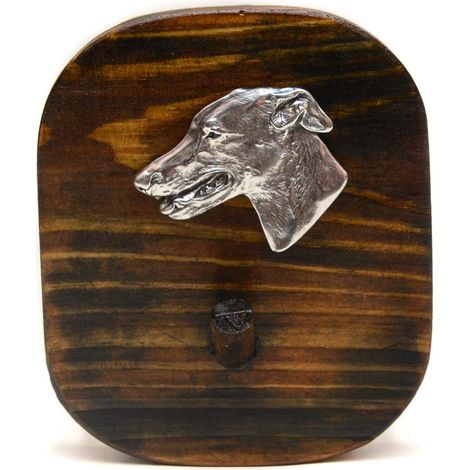 Galgo, galgo inglés: percha para correa, percha para medallas con perro, gancho para llaves de Art-Dog (1/5)