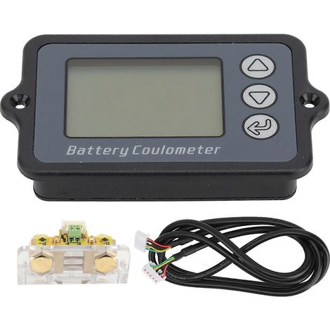 Batteriemonitor ABS-Gehäuse Wasserdicht Tragbares Multifunktions-Batteriespannungsmessgerät zum Testen 8-