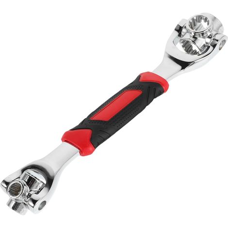 Llave multifuncional práctica para tuercas y tornillos: una herramienta universal y fácil de usar para la reparación de automóviles. (1/5)