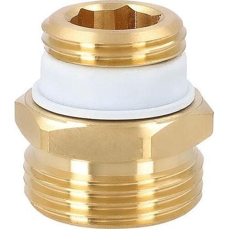 Raccord de transition EUROCÔNE DN20 (3/4") x DN 15 (1/2") Laiton mâle