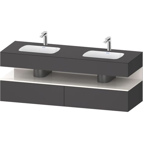Lavabo empotrado Duravit Collection One con base de lavabo