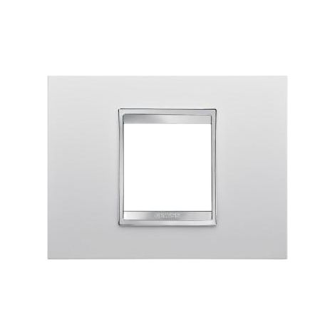 PLAQUE LUX 2P BLANC CRÈME GEWISS GW16202TB