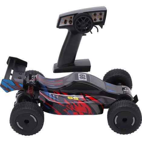 Voiture télécommandée 1/24 RC 2WD à l'échelle 1:24, haute vitesse, rechargeable, sans fil 2,4 GHz, pour enfants de plus de 14 ans, 2 batteries incluses (1/5)