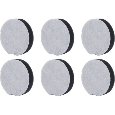 Lot de 6 filtres en coton, silicone et ABS pour aspirateur Bissell série 1520 (réf. 1604896) (1/5)