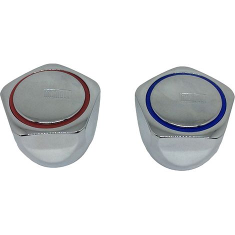Ricambio coppia maniglie acqua calda fredda per rubinetto Beta Mamoli V0200010B001 (1/2)