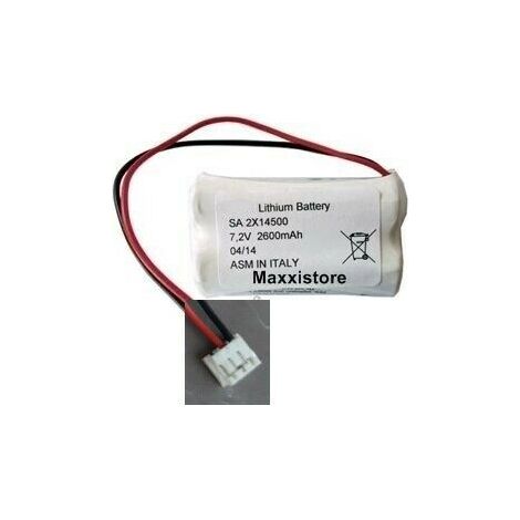 Pacco batteria al litio 7,2V 2,6Ah compatibile 3202111 Label Cesar Alcose