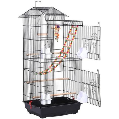 Cage pour oiseauCage à oiseaux lavable Housse coupe-vent et anti-poussière-97 x 60 x 130CM