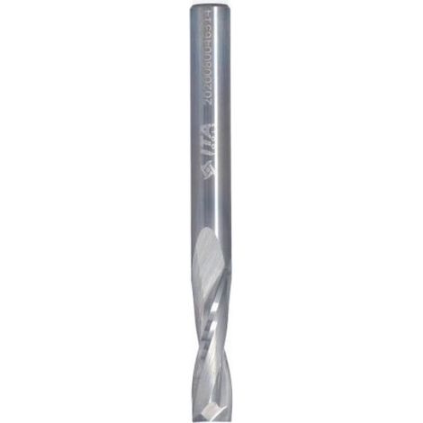 Fraise Hélicoïdale - D6mm I22mm L60mm S6mm - Pour Usinage Bois et Matériaux à Base de Bois - CNC - 1 Pièce (1/2)