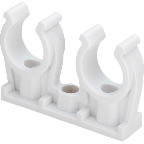 VIEGA 94826C2 Clip Doppia In Plastica Ø18mm - 100100 (1/3)