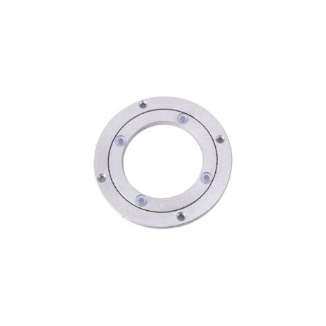 Plateau tournant robuste en alliage d'aluminium avec roulement pivotant, style Lazy Susan, pour table à manger ronde. Accessoires pour plateau tournant fluide, 140 mm