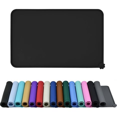 Filiyano-Tapis en silicone pour gamelle de chien ou chat, antiadhésif, imperméable (1/5)
