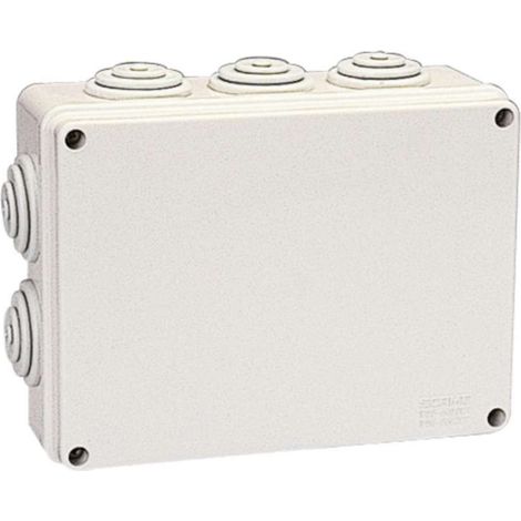 Scatola di derivazione rettangolare da parete 190x140x70mm IP55