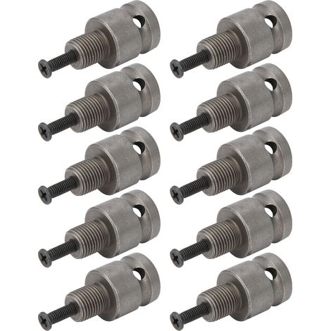 10 adaptateurs pour clé électrique vers carré, filetage G1/2 po, pièces professionnelles en acier au carbone (1/5)
