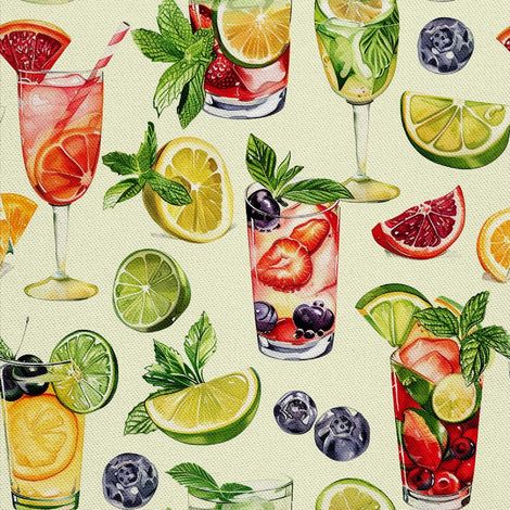 Outdoor Dekostoffe Oxford - Motiv Cocktail DX8472 (1/5)