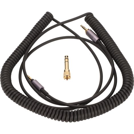 Câble son 3.5mm rétractable 9.8ft avec adaptateur XLR pour casque, home cinéma et MP4 (1/5)