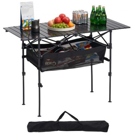 Table de Camping Pliante et Enroulable de 120x55 cm (1/5)