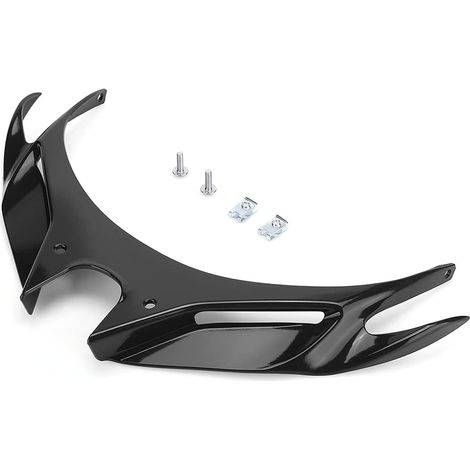Couvercle d'aile Aérodynamique de Carénage Avant 250/400 2018-2020, Déflecteur de Pare-brise, Protecteur d'écran Anti-vent ABS (BLACK) (1/5)
