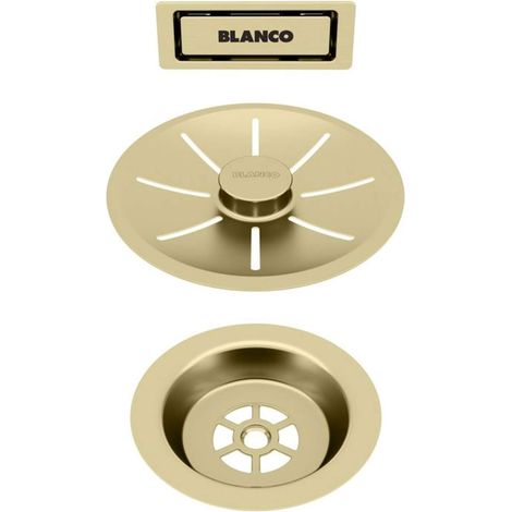 Blanco Accessoires - Überlaufset C-overflow für Einzelbecken, gold 203476