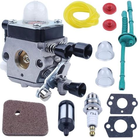 Kit de carburateur Gubeter, pour tondeuse Stihl Fs45 Fs46 Fs55 Fs55R Fc55 Fs38 Fs55Rc Km55 Hl45 Km55R Sp85, pour Zama C1Q-S66, C1Q-S71, C1Q-S97 A, C1Q-S143, C1Q-S153, C1Q-S186, C1Q-S186 (1/5)