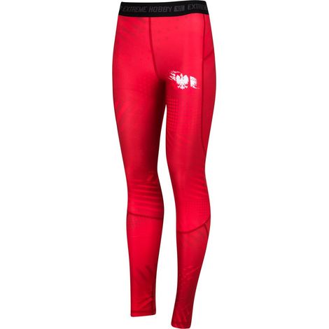Leggings de sport pour femmes Pologne Prime L rouge