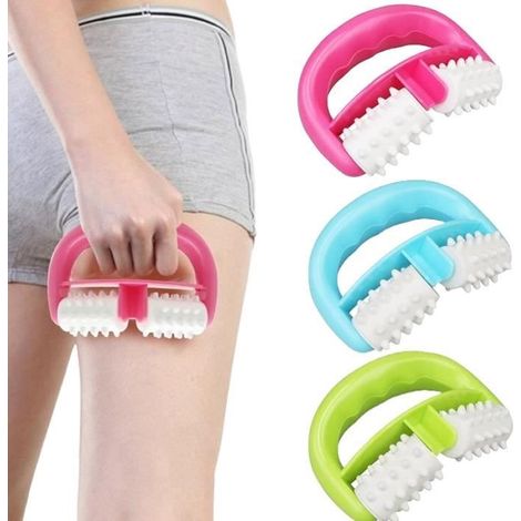Rouleau anti-cellulite (aléatoire) - Masseur amincissant bleu - Technique de palpation - Peau lisse et tonifiée-AquaForge (1/4)