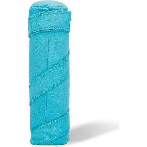 Kit de 8 bigoudis et rouleaux de sommeil, bigoudis longs en coton, outils de coiffage à faire soi-même, bleus (1/5)