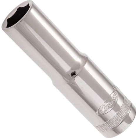 VIGOR Steckschlüsseleinsatz, lang, 1/2 (12,5 mm) Vierkant hohl, Außen Sechskant Profil, SW 13 mm (1/2)