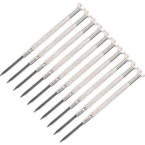 Tournevis De Précision - Acier Inoxydable - Pour Flûte Clarinette Saxophone - Lot De 10 (1/5)
