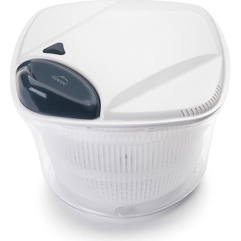 Essoreuse à salade 5 L  Égouttoir à légumes rapide  Base antidérapante  Ø 26 cm  Compatible lave-vaisselle (1/5)