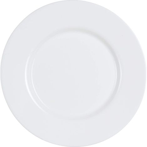 Arcoroc - Plato Llano 6 Unidades 26,5 cm, Color Blanco