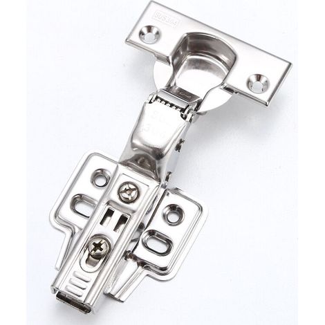 Pack Slow Closing Kitchen Cabinet Door Hinges with Built-in Soft Close Mechanism (Easy to Install + Removable)