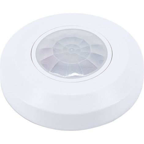 Détecteur de mouvement 360° - Blanc - Puissance 400W - Portée 8m - IP20 (1/3)