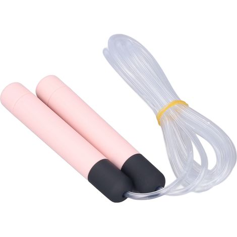Corde à sauter lumineuse LED rose pour l'entraînement, la perte de poids et le fitness (1/5)