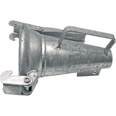 Sprühdüse aus Stahl, italienisches Berselli-System, Sprühauslassdurchmesser 50 mm