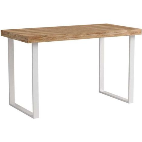 Mesa estudio Natural roble nordish estructura blanca  73 cm(alto)120 cm(ancho)60 cm(fondo) (1/3)