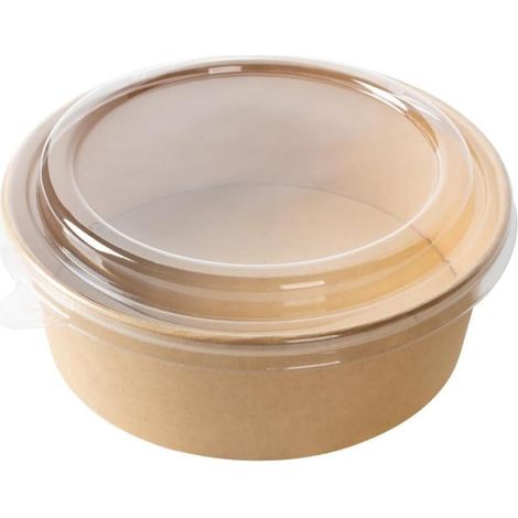 Bol Salade 500ml avec Couvercle Saladier 50pcs Bol Jetable Salade (1/2)