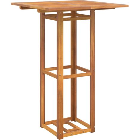 Bistro Table 75x75x110 cm Solid Wood Acacia vidaXL (1/5)