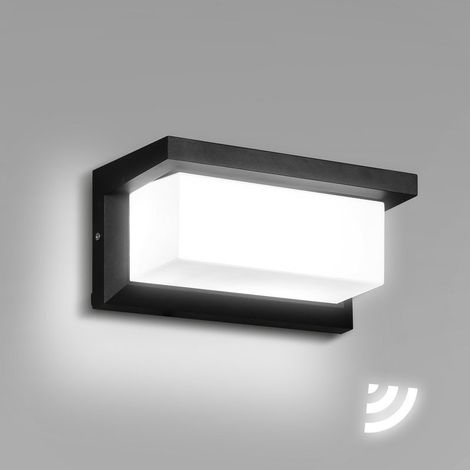 Applique murale LED 18W Lampe d'extérieur IP65 Détecteur d'intérieur Applique d'intérieur Blanc froid (1/5)