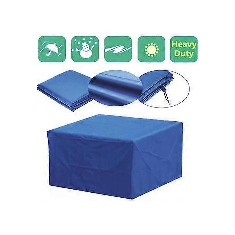 SZTXJ Blaue Gartenmöbelabdeckung, wasserdichte und staubdichte Schutzhülle für Sofa und Stuhl (152 x 104 x 71 cm)