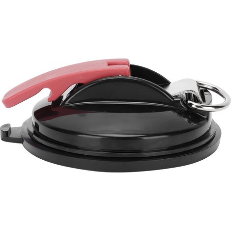 Ganci a ventosa resistenti per tende da sole e gazebo da esterno da 4,64 x 1,96 pollici, con barra di sgancio, colore nero.
