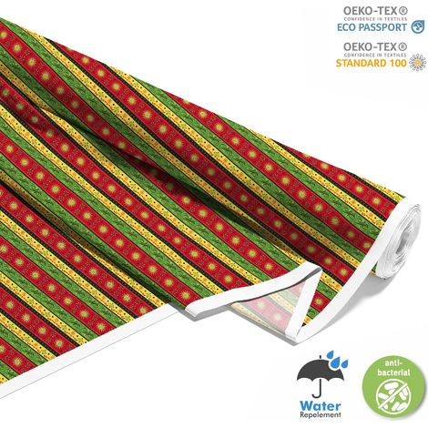 Outdoor dekostoffe oxford - Motiv farbige Streifen I DX728 (1/5)
