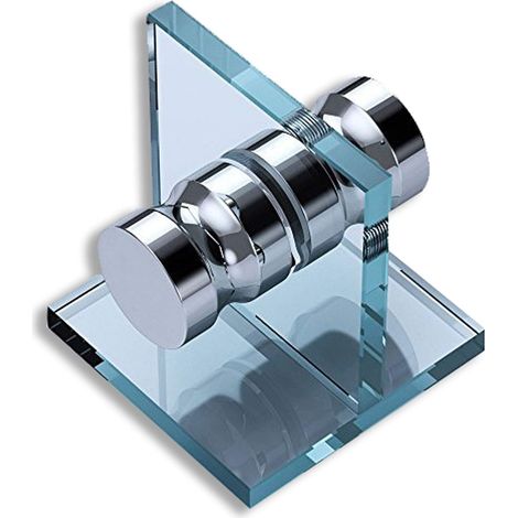 Mai & Mai Maniglia per Porta Doccia Maniglia a Pomello Ottone Cromato Diametro 30 mm Maniglia Rotonda per Porta Scorrevole TK01 (1/5)