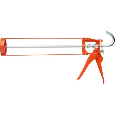 Caulking gun for cartridges, sealants, silicone, adhesives, easy to use, perfect for professionals and private individuals (1/4)
